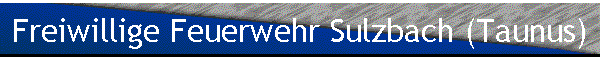 Freiwillige Feuerwehr Sulzbach (Taunus)
